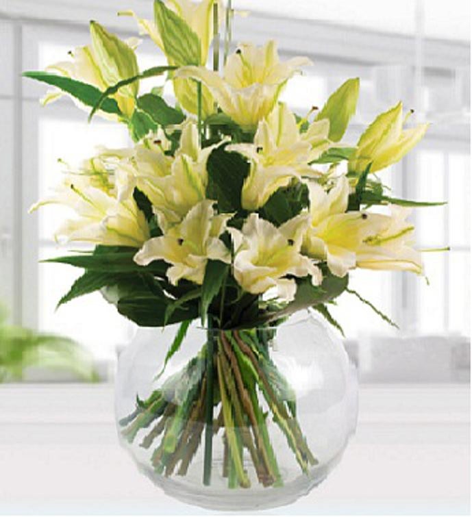White Lilies Bouquet