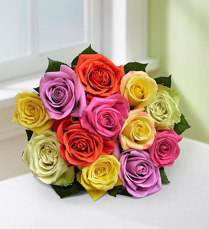 Mom's Favorite Roses, 12 Stems Bouquet Only