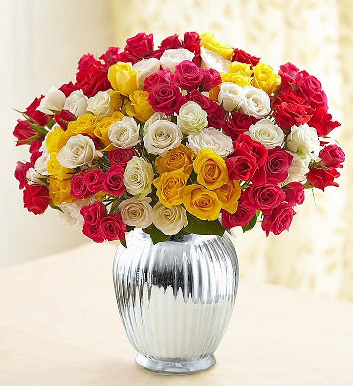 Spray Roses, Double Your Bouquet + Free Vase