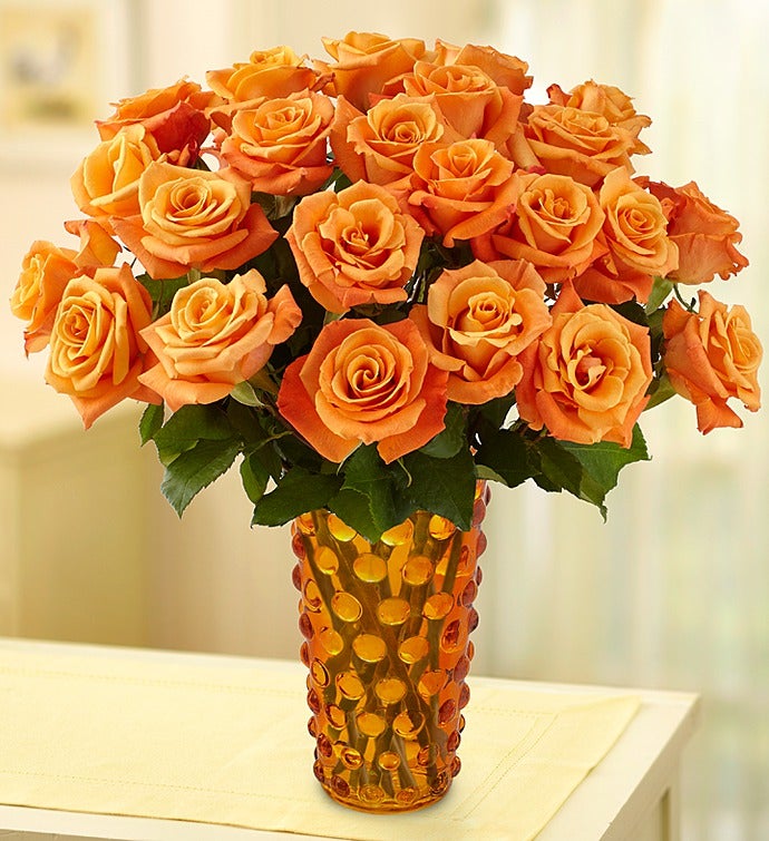 Passion for Orange Roses, 12 24 Stems