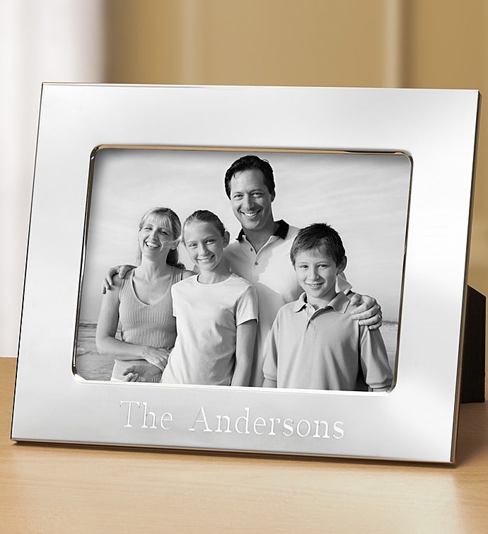 Personalized Silver Frame   5x7