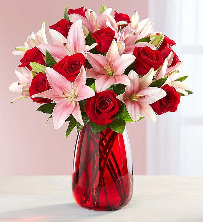 Romantic Rose & Lily Bouquet