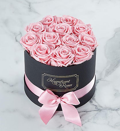 Magnificent Roses® Preserved Pink Roses