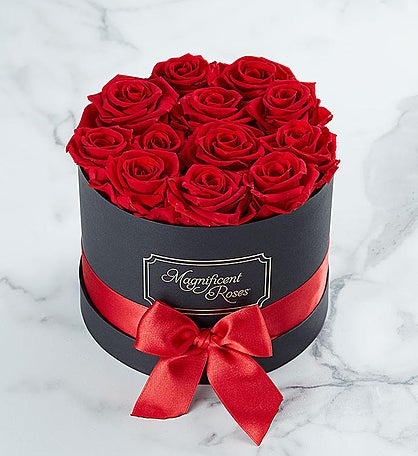 Magnificent Roses® Preserved Red Roses