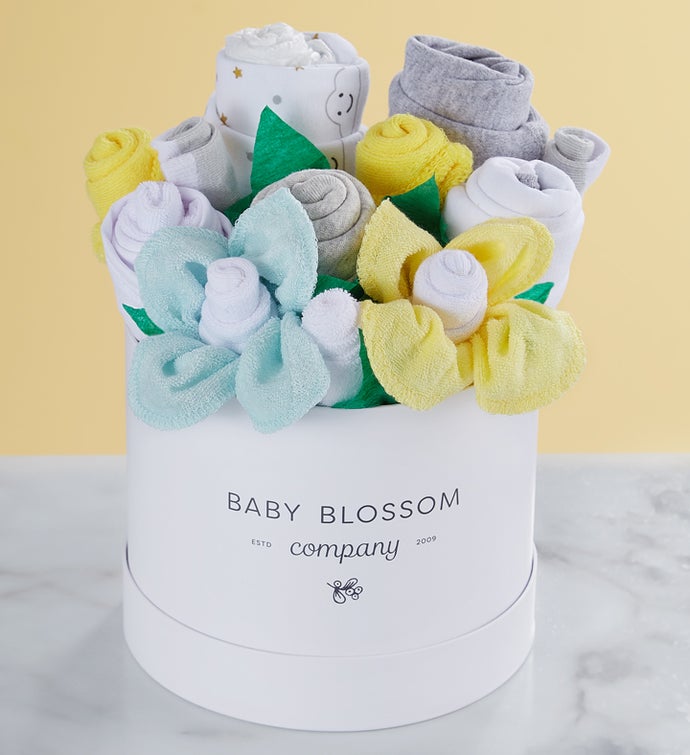 Baby Blossom® Hat Box Gift Set Pink, Blue, or Yellow