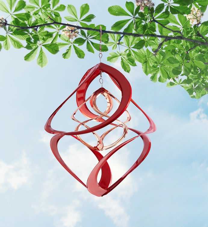 Cosmix Double Red Wind Spinner 14”