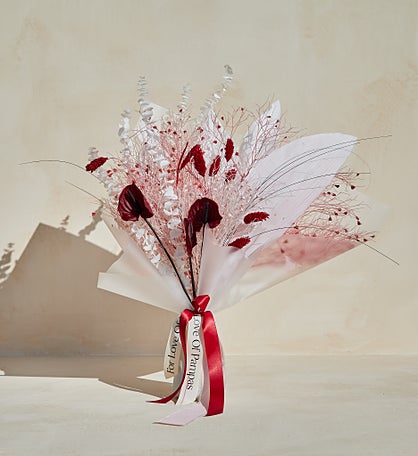Valentine's Day Dried Floral Bouquet - Luxe