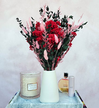 Valentine Kisses Dried Floral Bouquet