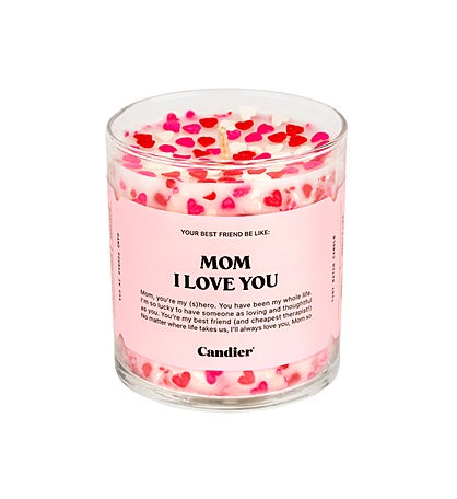 Mom I Love You Candle
