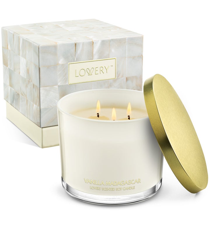 Vanilla Madagascar Soy Candle Gift Set, 13oz