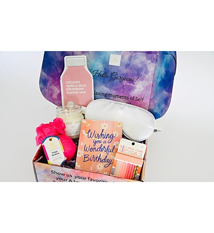 Happy Birthday Wishes Box, Lavender Candle Scent