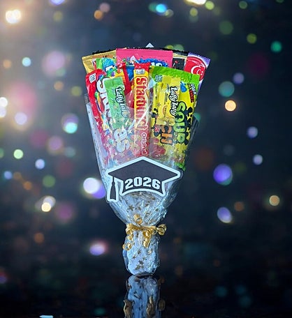 Graduation Candy Bouquet - Non-chocolate
