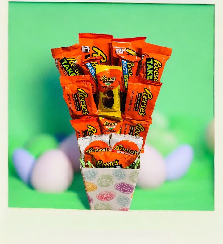 Easter Peanut Butter Candy Bouquet