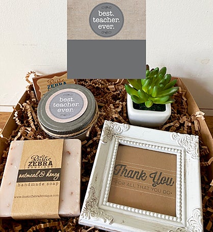 Best Teacher Ever Gift Box