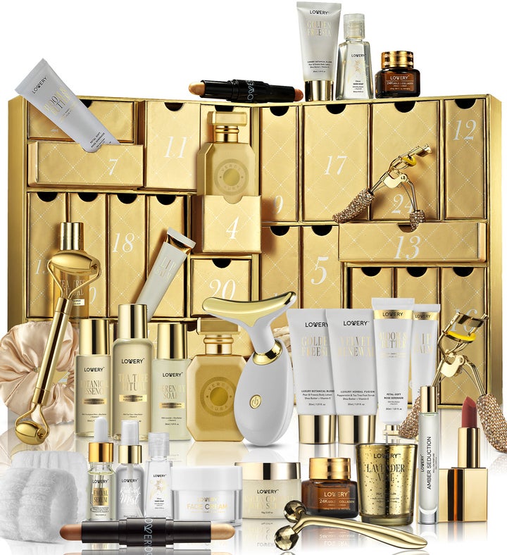 Lovery 24 Pc. Limited Edition Advent Calendar Beauty and Skincare Luxury Gift Set"