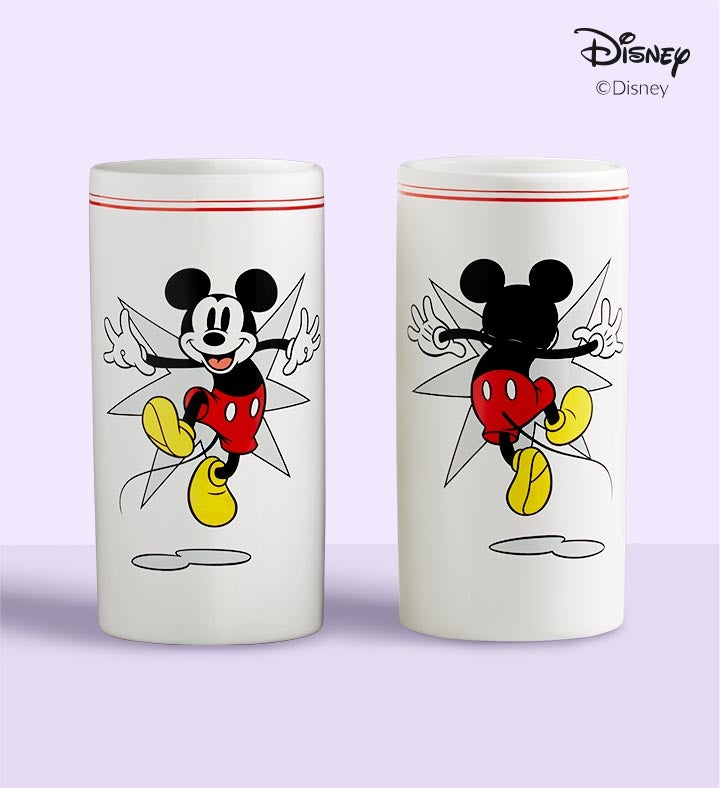 Disney Mickey Mouse Vase With Assorted Roses