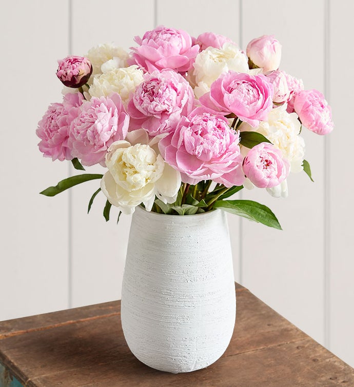 Pink & White Peony Bouquet