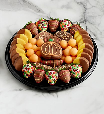 Fall Dipped Fruit Platter