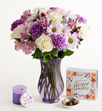 Lavender Garden Bouquet for Mom