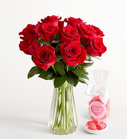 Full of Love Red Roses, 12 Stems