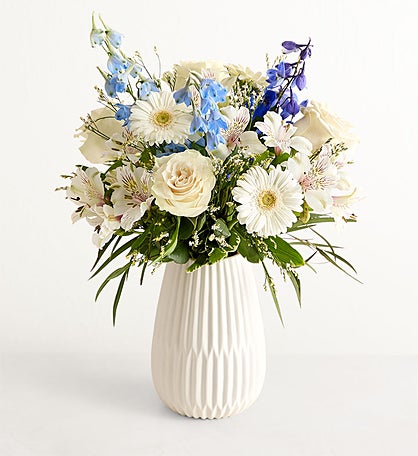 Treasured Memories ™ Blue and White