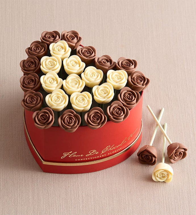 Fleur De Chocolate® Belgian Chocolate Roses Love Struck
