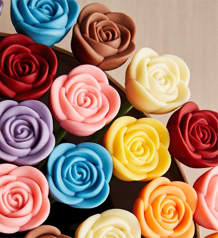 Fleur De Chocolate® Belgian Chocolate Roses – Birthday Wishes