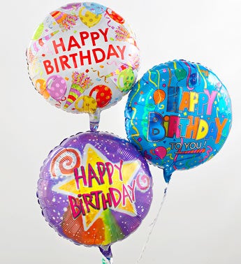 Three Mylar Balloons Congratulations