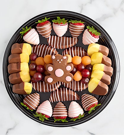 Precious Baby Girl Dipped Fruit Platter