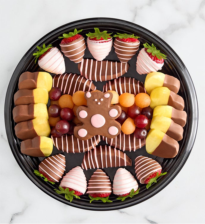 Precious Baby Girl Dipped Fruit Platter