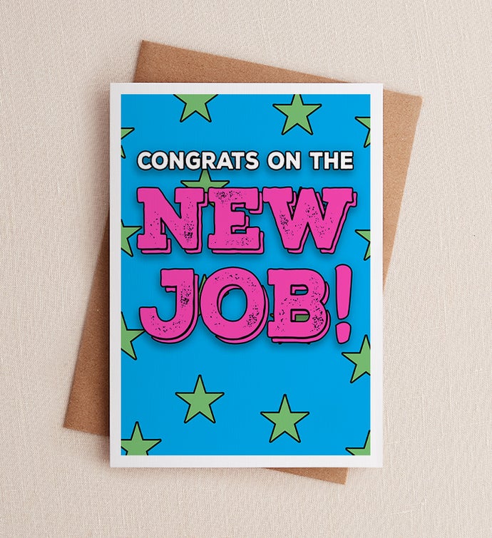 New Job Congratulations Greeting Card