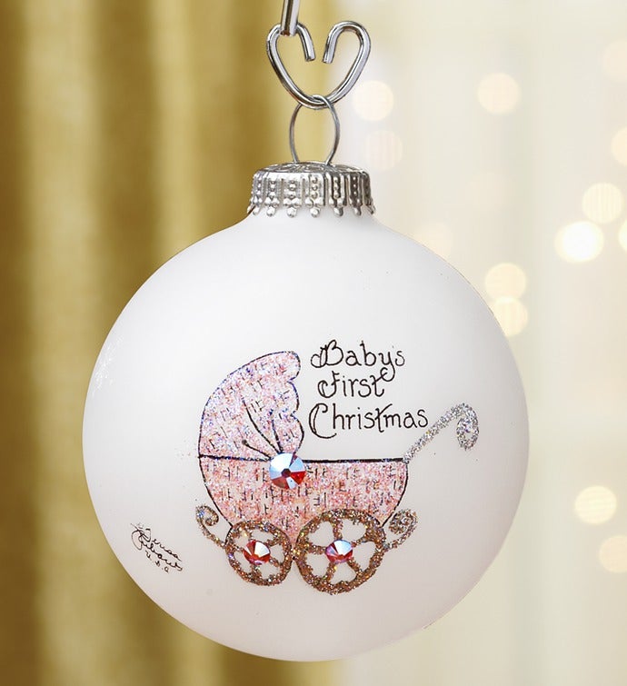 Baby Girl’s First Christmas Ornament