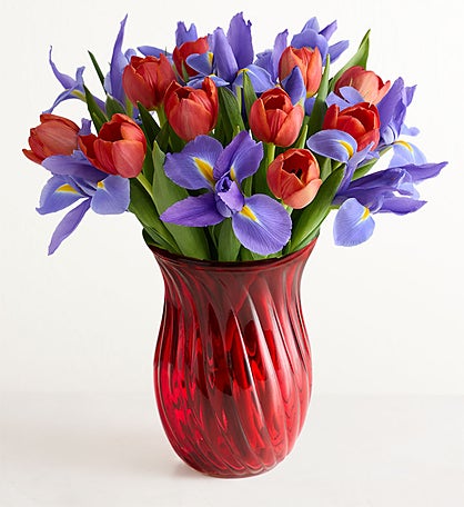 Bunches of Love Tulip & Iris Bouquet
