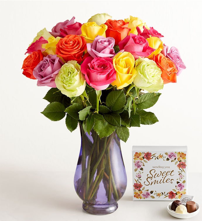Two Dozen Assorted Roses