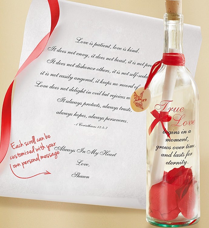 Personalized Message In A Bottle ® True Love