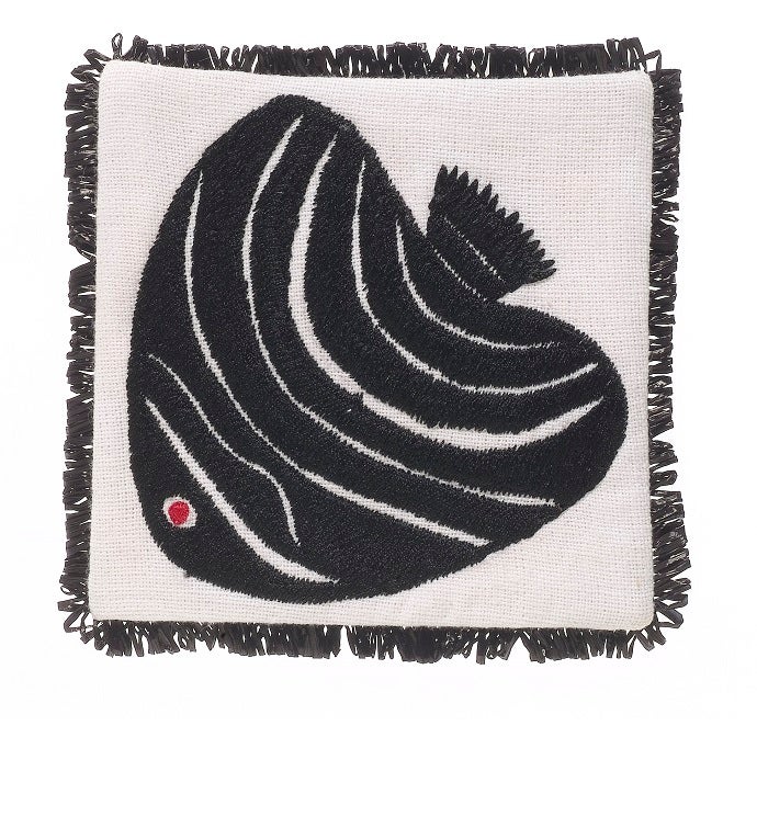 Hand Embroidered Sergeant Major Coaster Set of 4