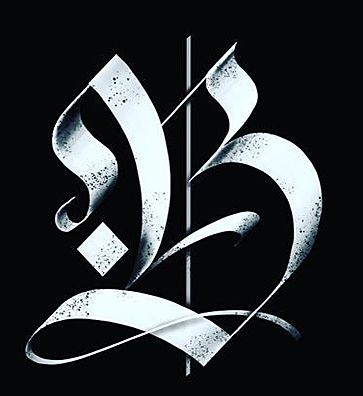 Handmade Reverse Painted Mirror Tray - Extra Large