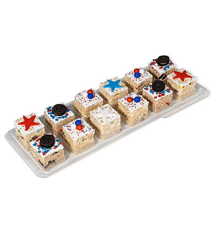 Patriotic Stars Gourmet Rice Krispie Treats
