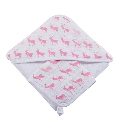 Hooded Towel & Washcloth Set