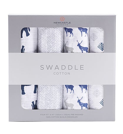 Cotton Swaddle Four Pack