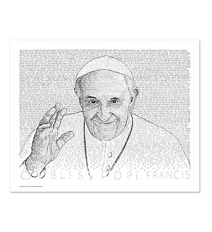 Pope Francis Word Art