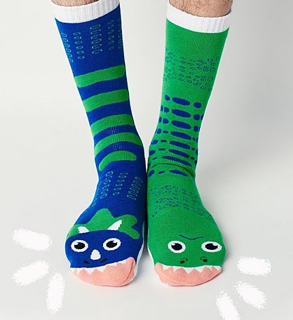 T-rex & Triceratops Pals Socks