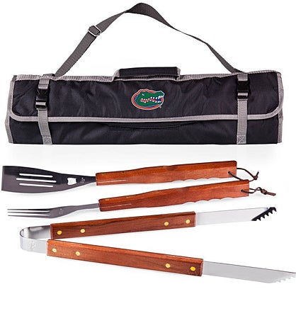 College 3-Piece BBQ Tote & Grill Set