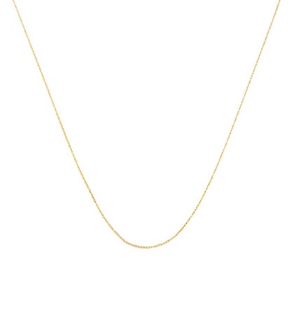 10k Solid Gold 0.5mm Rope Chain