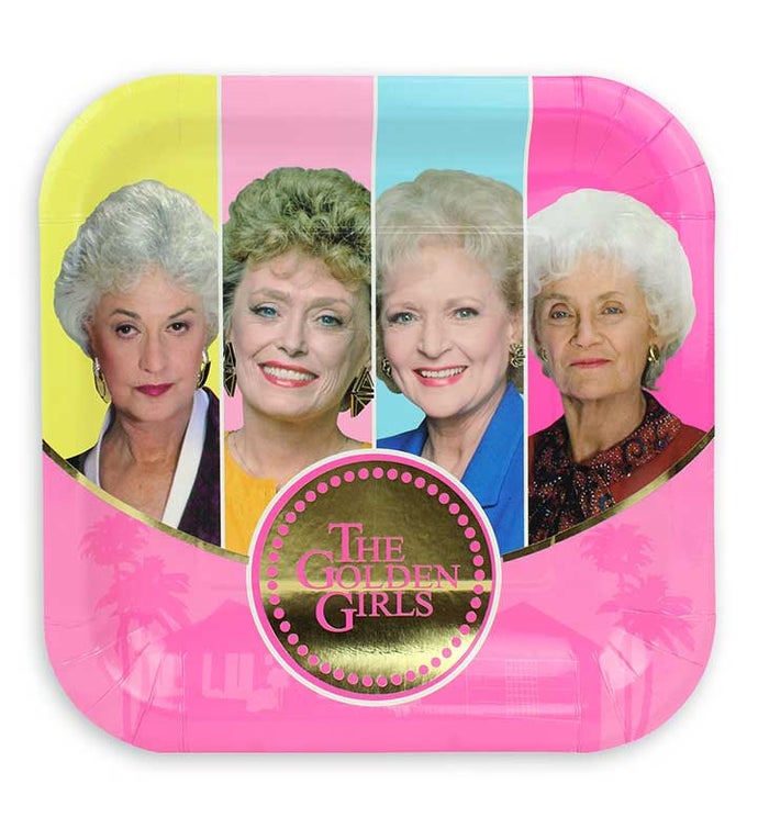 Golden Girls Dinner Plates 8 Pack
