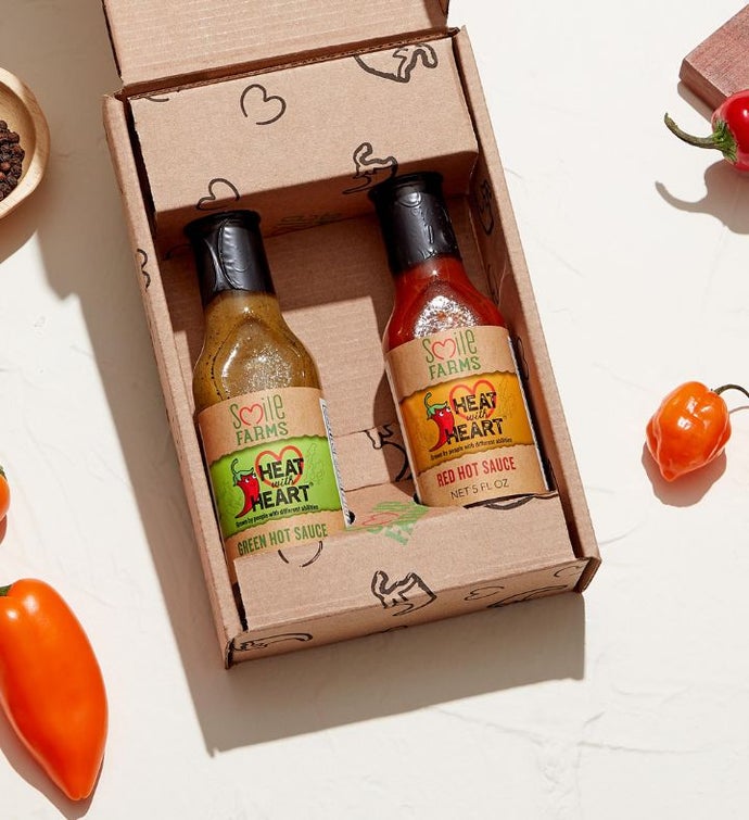 Smile Farms® Hot Sauce Red & Green 2 Pack