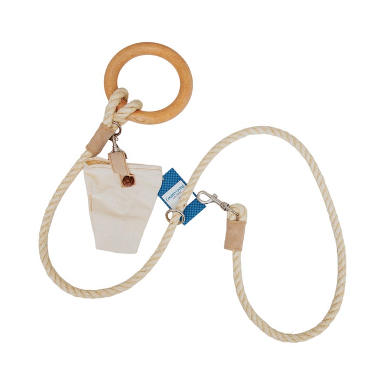 Carbon Neutral Eco Friendly Dog Leash With Small Storage Bag