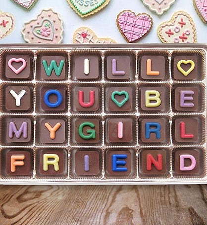 Girlfriend Proposal Chocolate Message Gift For Her