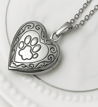 Loss Of Pet Memorial Locket Necklace
