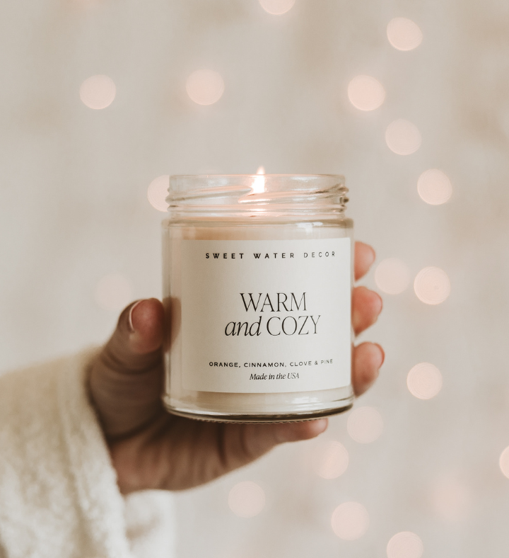 Warm And Cozy Soy Candle 9 Oz